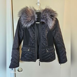 White House Black Market Quilted Jacket Size XS Petite